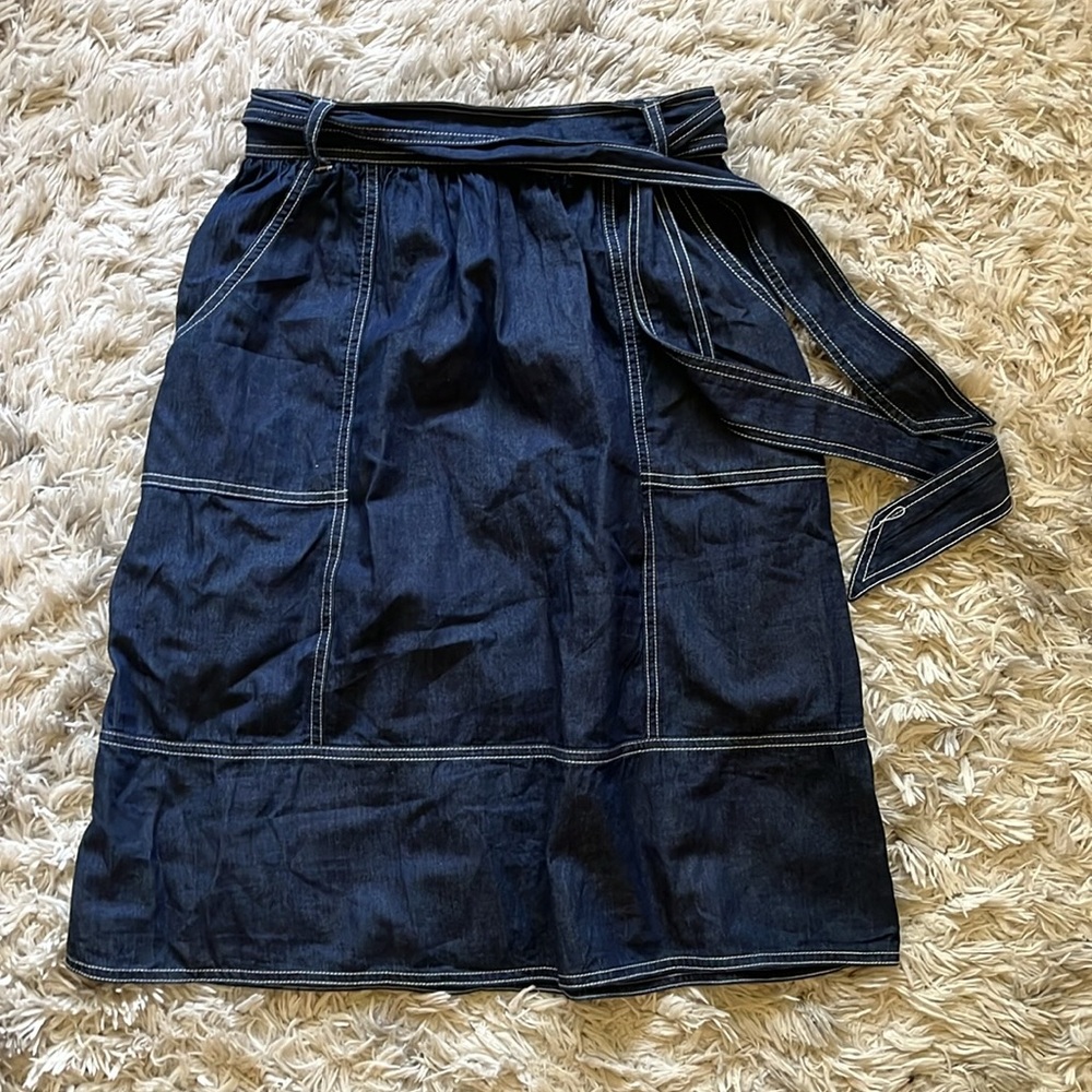 Midi jean skirt